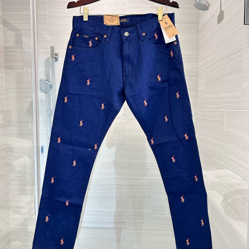NWT Ralph Lauren Pride Pony Edition. Sullivan Slim Chino Jeans